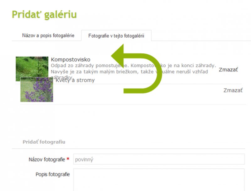 Poradie fotografií Poradie fotografií