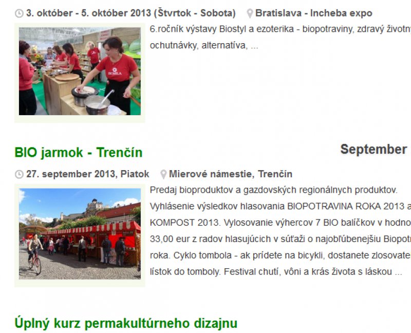 Pozvánky na akcie, stretnutia