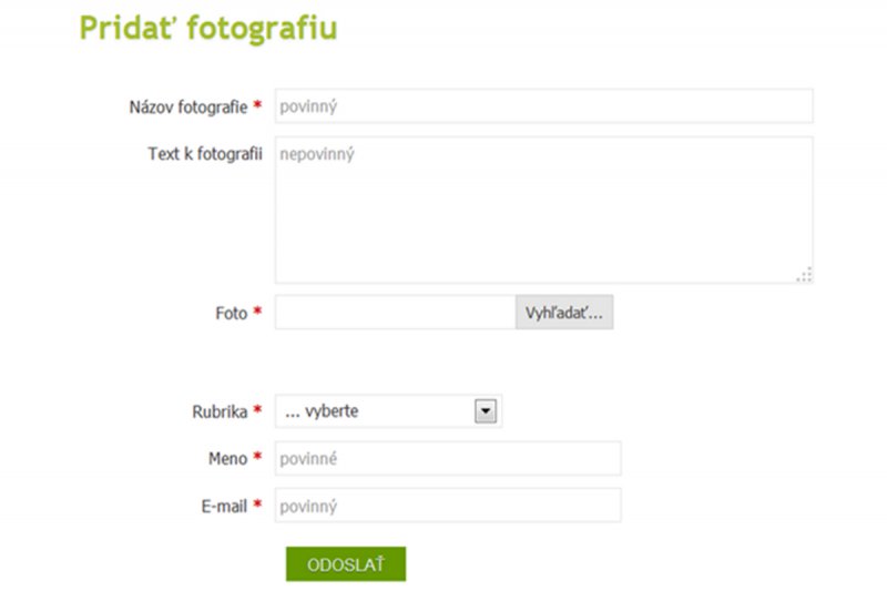 Pridať fotografiu