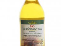 bio slnečnicový olejna vyprážanie a fritovanie, sungarden 1l