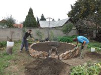 Kľúčová dierka inšpirovaná africkým vyvýšeným záhonom,  foto: Zuzana Pastorková
