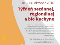 týždeň sezónnej, regionálnej...