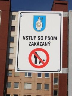 Zákaz vstupu so psom
